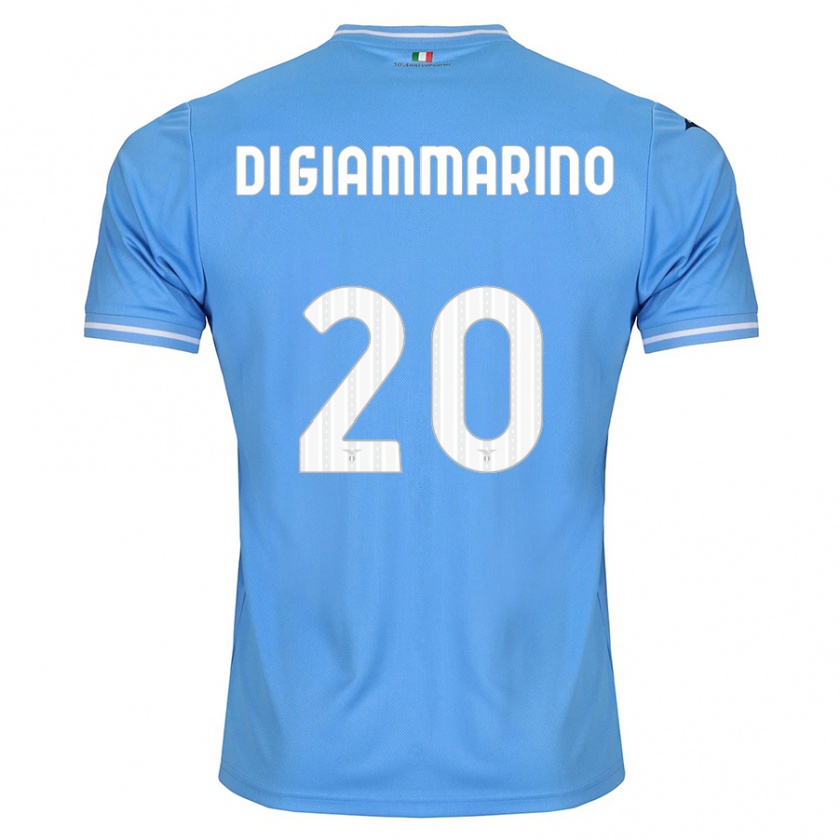 Kandiny Uomo Maglia Virginia Di Giammarino #20 Blu Kit Gara Home 2023/24 Maglietta