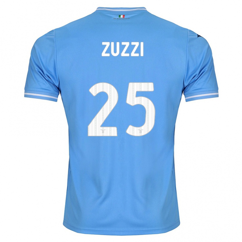 Kandiny Uomo Maglia Giorgia Zuzzi #25 Blu Kit Gara Home 2023/24 Maglietta