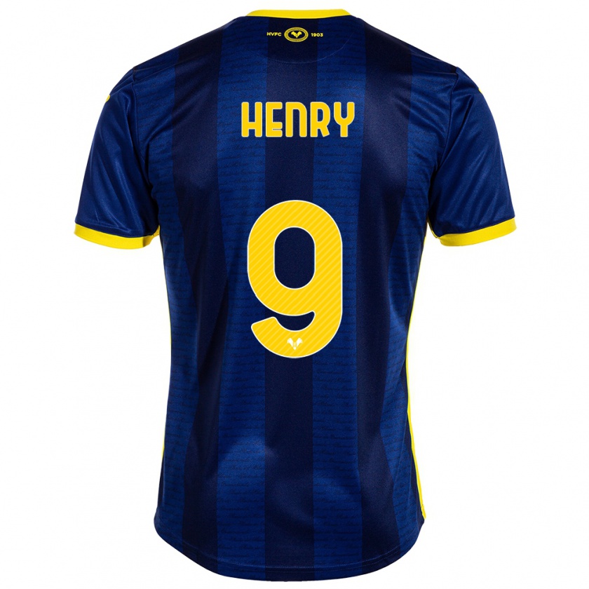 Kandiny Uomo Maglia Thomas Henry #9 Marina Militare Kit Gara Home 2023/24 Maglietta