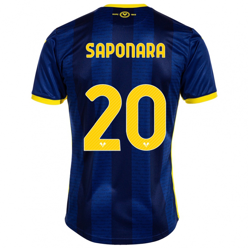 Kandiny Uomo Maglia Riccardo Saponara #20 Marina Militare Kit Gara Home 2023/24 Maglietta