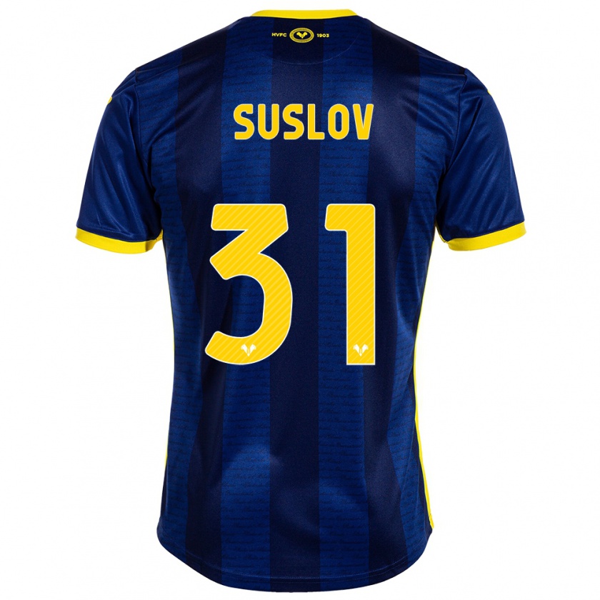 Kandiny Uomo Maglia Tomas Suslov #31 Marina Militare Kit Gara Home 2023/24 Maglietta