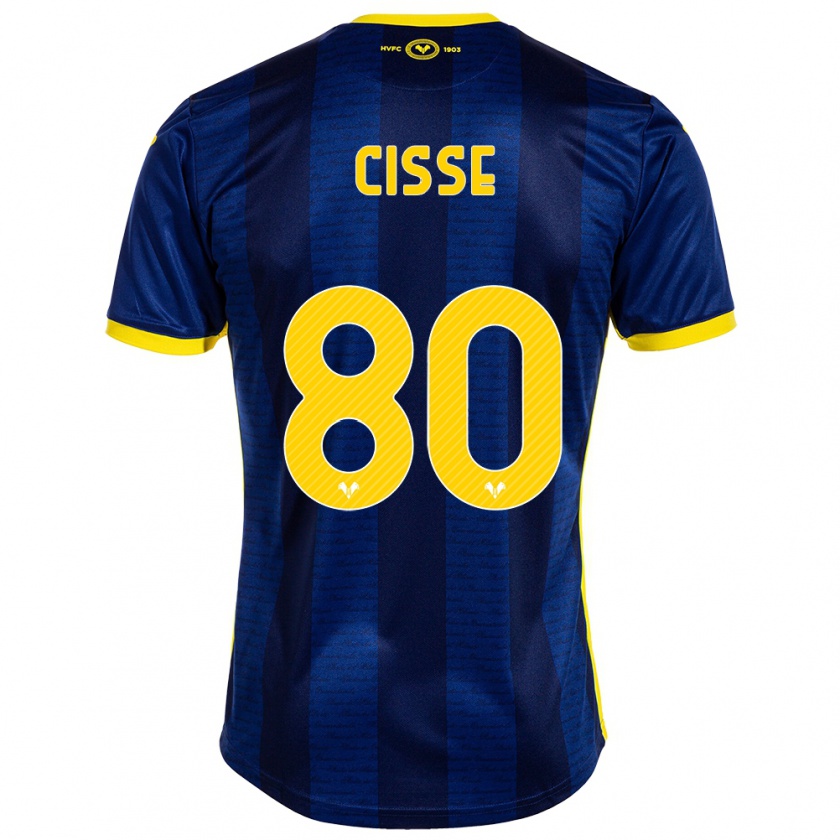 Kandiny Uomo Maglia Alphadjo Cissè #80 Marina Militare Kit Gara Home 2023/24 Maglietta