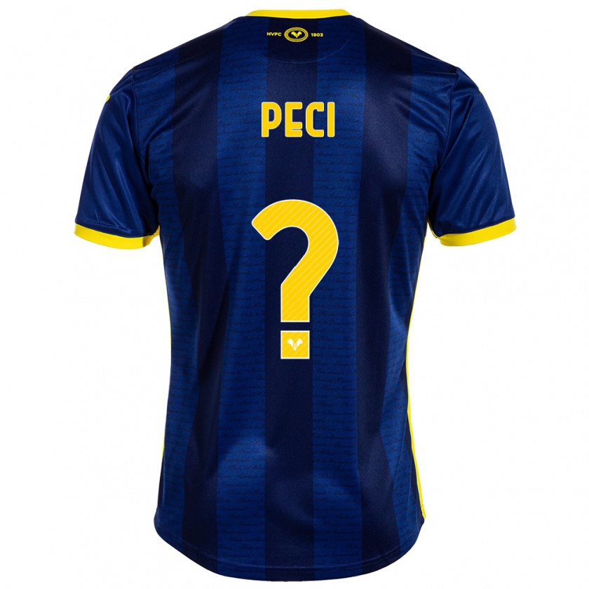 Kandiny Uomo Maglia Jurgen Peci #0 Marina Militare Kit Gara Home 2023/24 Maglietta