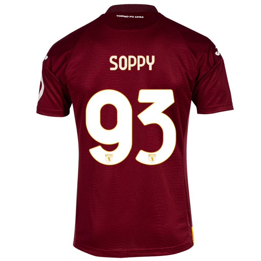 Kandiny Herren Brandon Soppy #93 Dunkelrot Heimtrikot Trikot 2023/24 T-Shirt Österreich