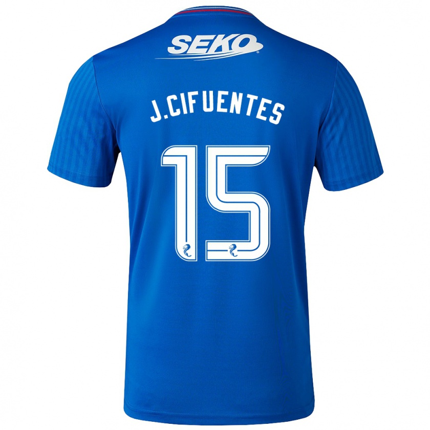 Kandiny Herren José Cifuentes #15 Blau Heimtrikot Trikot 2023/24 T-Shirt Österreich