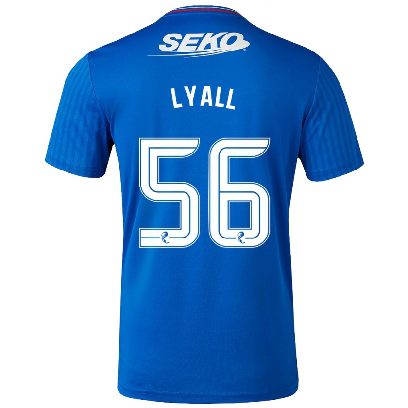 Kandiny Hombre Camiseta Arron Lyall #56 Azul 1ª Equipación 2023/24 La Camisa México