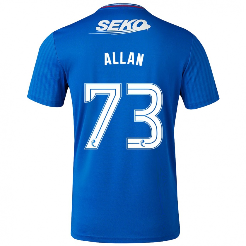 Kandiny Hombre Camiseta Connor Allan #73 Azul 1ª Equipación 2023/24 La Camisa