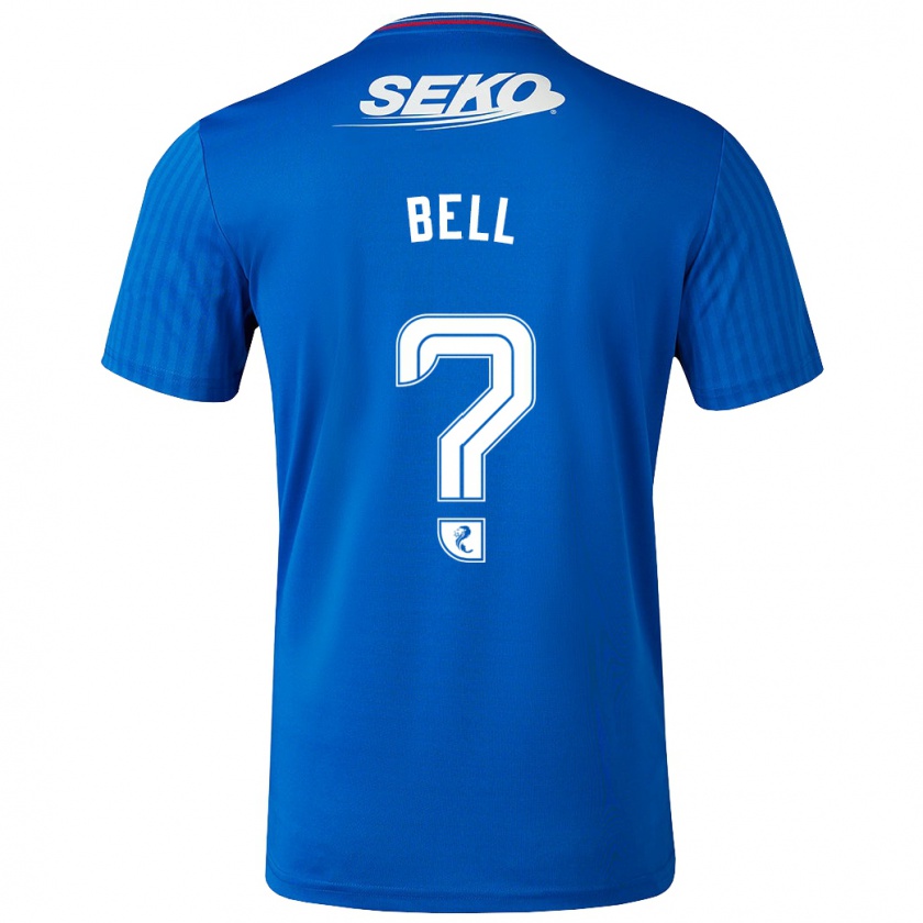 Kandiny Hombre Camiseta Cameron Bell #0 Azul 1ª Equipación 2023/24 La Camisa