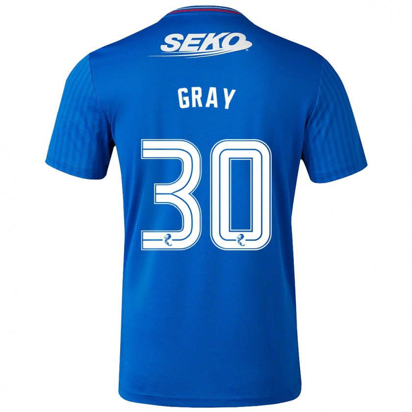 Kandiny Hombre Camiseta Georgia Gray #30 Azul 1ª Equipación 2023/24 La Camisa México