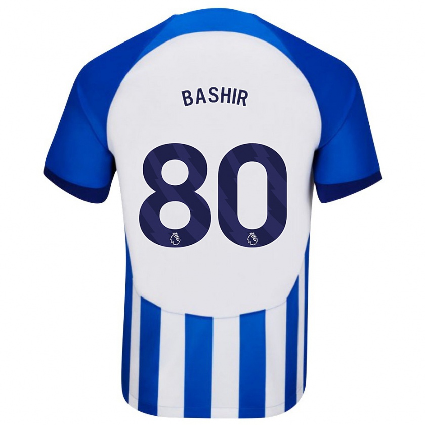 Kandiny Heren Sahil Bashir #80 Blauw Thuisshirt Thuistenue 2023/24 T-Shirt België