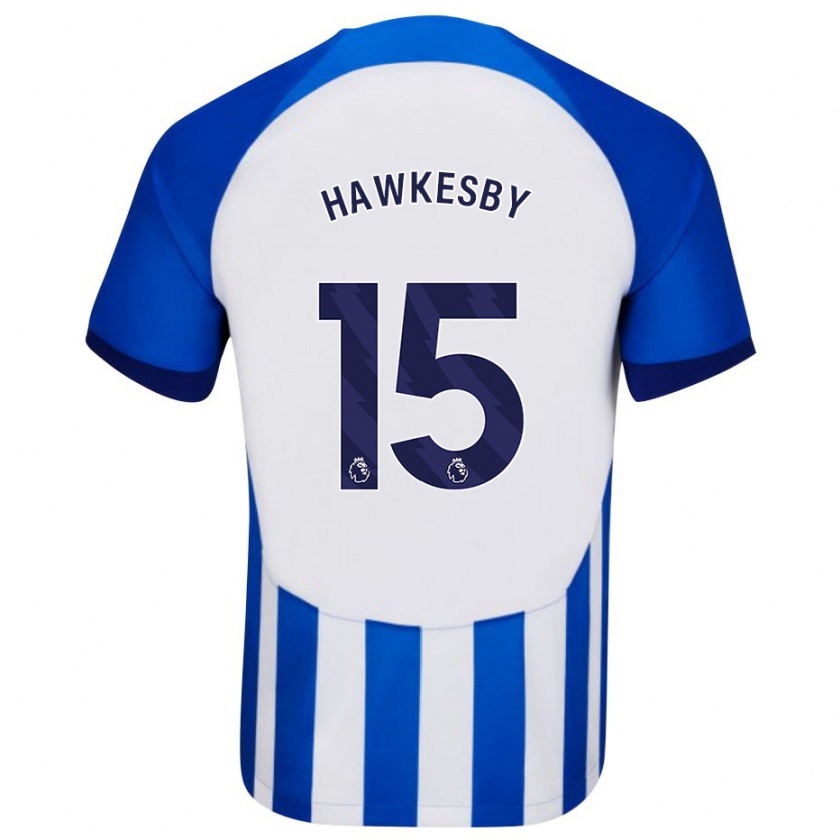 Kandiny Uomo Maglia Mackenzie Hawkesby #15 Blu Kit Gara Home 2023/24 Maglietta