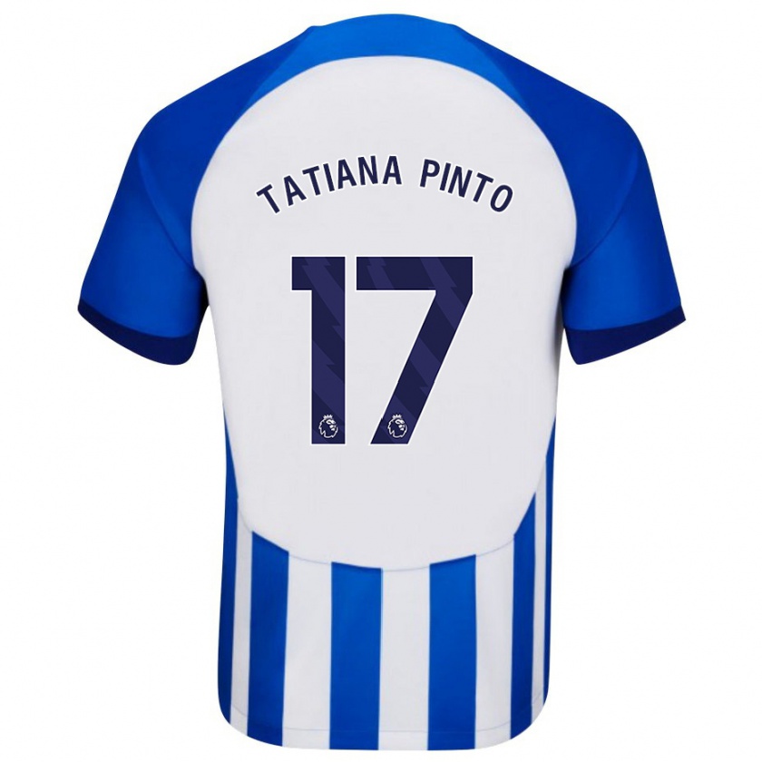 Kandiny Heren Tatiana Vanessa Ferreira Pinto #17 Blauw Thuisshirt Thuistenue 2023/24 T-Shirt België