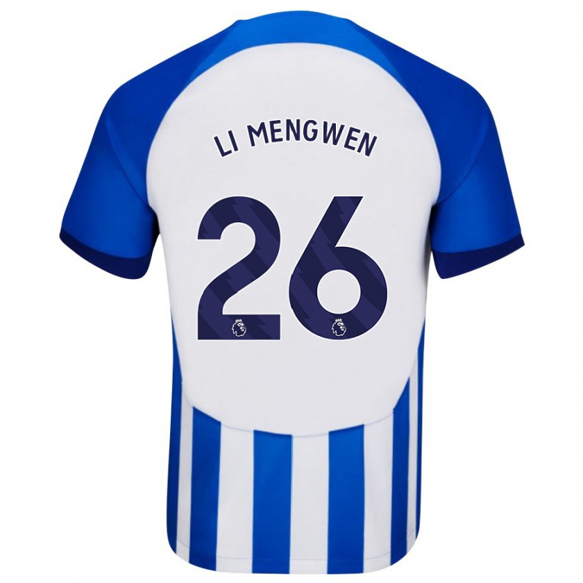 Kandiny Heren Li Mengwen #26 Blauw Thuisshirt Thuistenue 2023/24 T-Shirt België