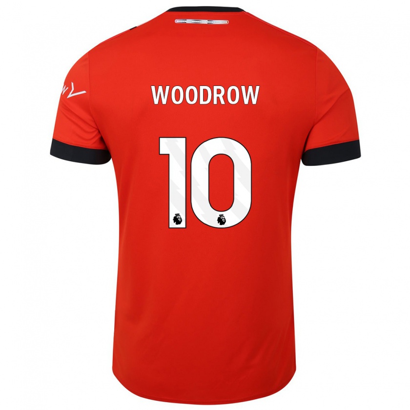 Kandiny Herren Cauley Woodrow #10 Rot Heimtrikot Trikot 2023/24 T-Shirt Österreich