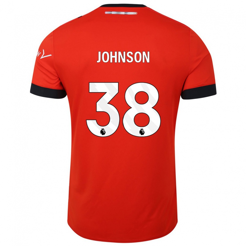 Kandiny Heren Joe Johnson #38 Rood Thuisshirt Thuistenue 2023/24 T-Shirt België