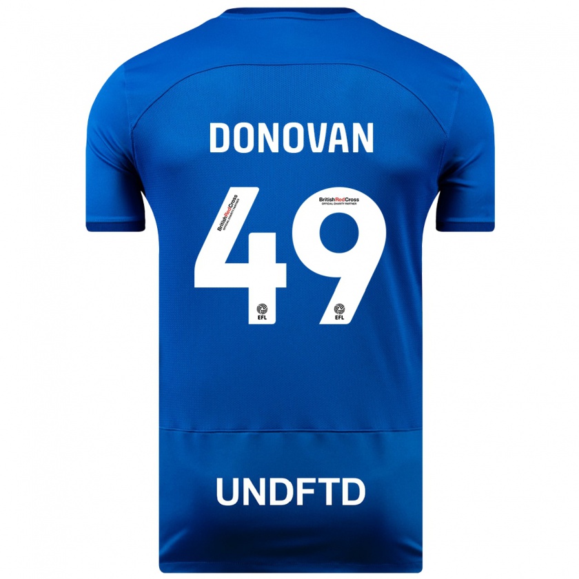 Kandiny Heren Romelle Donovan #49 Blauw Thuisshirt Thuistenue 2023/24 T-Shirt België