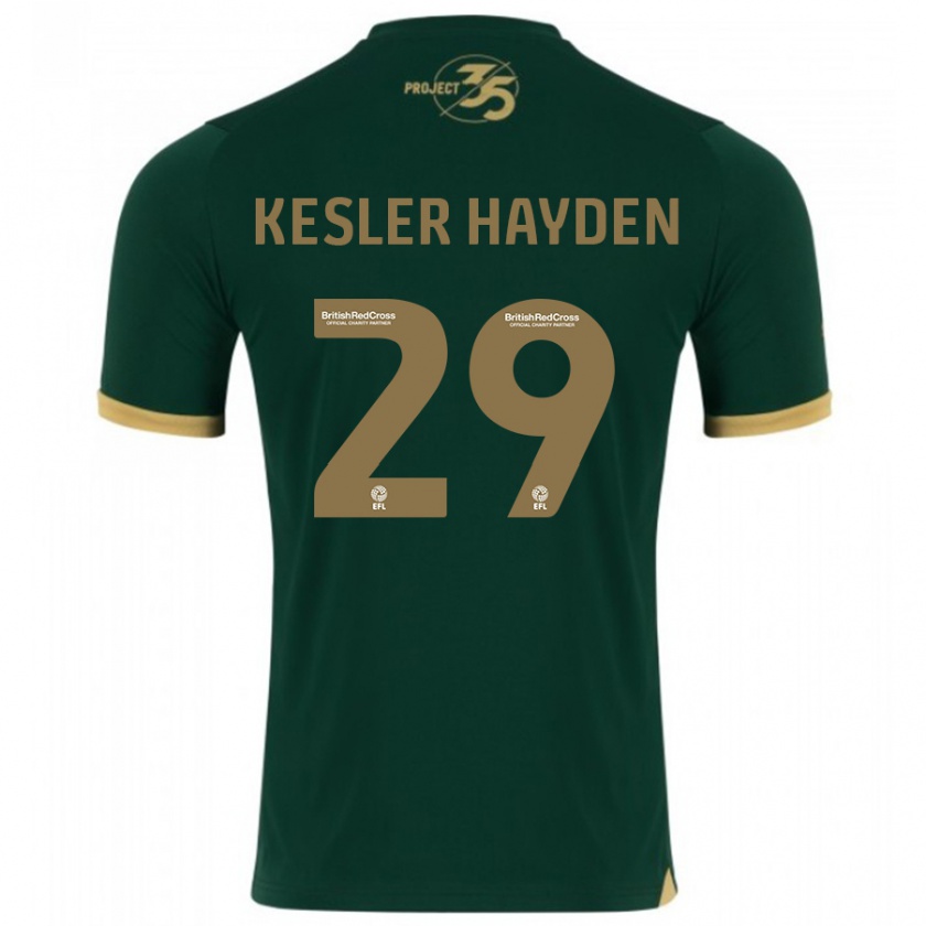 Kandiny Heren Kaine Kesler-Hayden #29 Groente Thuisshirt Thuistenue 2023/24 T-Shirt België