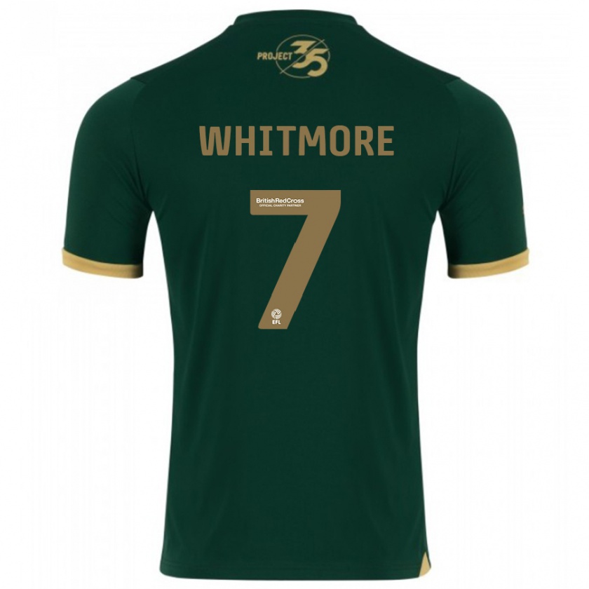 Kandiny Hombre Camiseta Charlotte Whitmore #7 Verde 1ª Equipación 2023/24 La Camisa