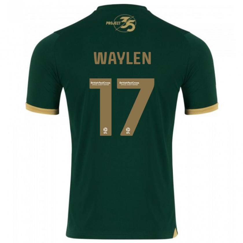 Kandiny Uomo Maglia Libby Waylen #17 Verde Kit Gara Home 2023/24 Maglietta