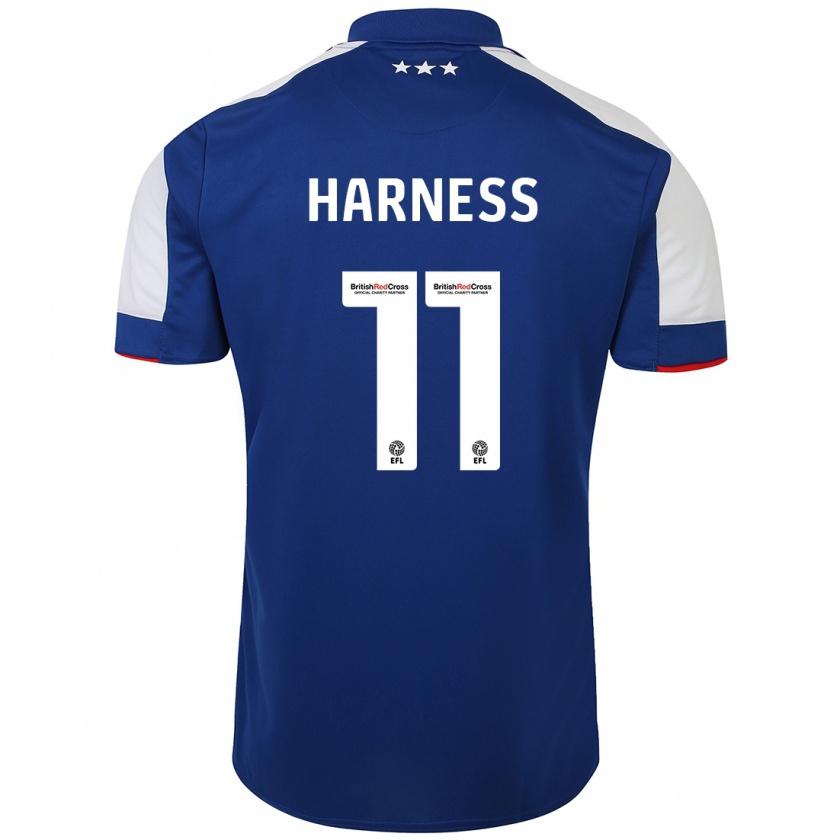 Kandiny Herren Marcus Harness #11 Blau Heimtrikot Trikot 2023/24 T-Shirt Österreich