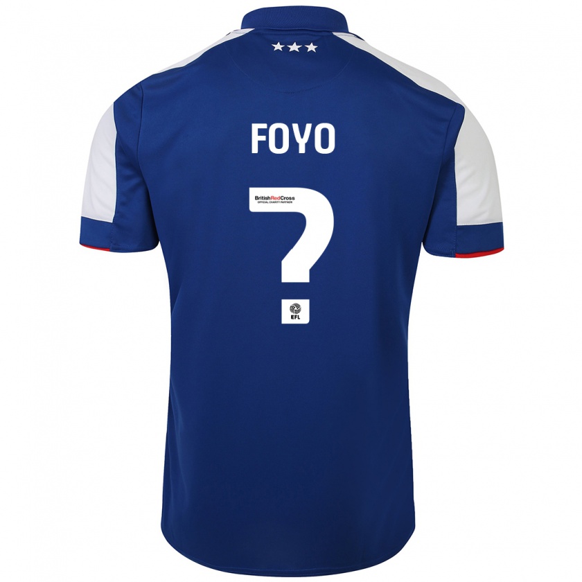 Kandiny Herren Osman Foyo #0 Blau Heimtrikot Trikot 2023/24 T-Shirt Österreich