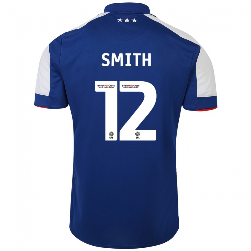 Kandiny Uomo Maglia Olivia Smith #12 Blu Kit Gara Home 2023/24 Maglietta