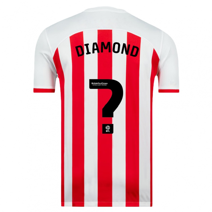 Kandiny Uomo Maglia Jack Diamond #0 Bianco Kit Gara Home 2023/24 Maglietta