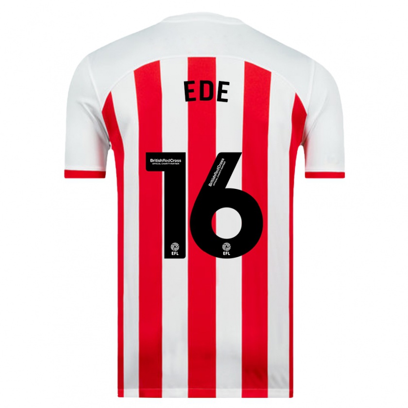 Kandiny Hombre Camiseta Grace Ede #16 Blanco 1ª Equipación 2023/24 La Camisa