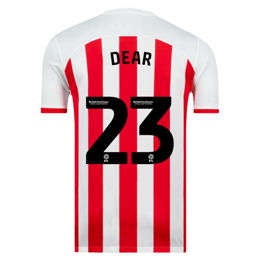 Kandiny Hombre Camiseta Jenna Dear #23 Blanco 1ª Equipación 2023/24 La Camisa