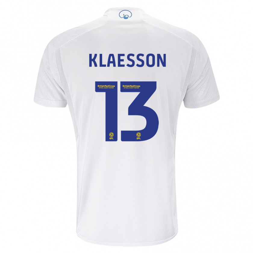 Kandiny Heren Kristoffer Klaesson #13 Wit Thuisshirt Thuistenue 2023/24 T-Shirt België