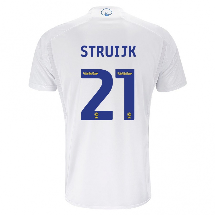 Kandiny Herren Pascal Struijk #21 Weiß Heimtrikot Trikot 2023/24 T-Shirt Österreich