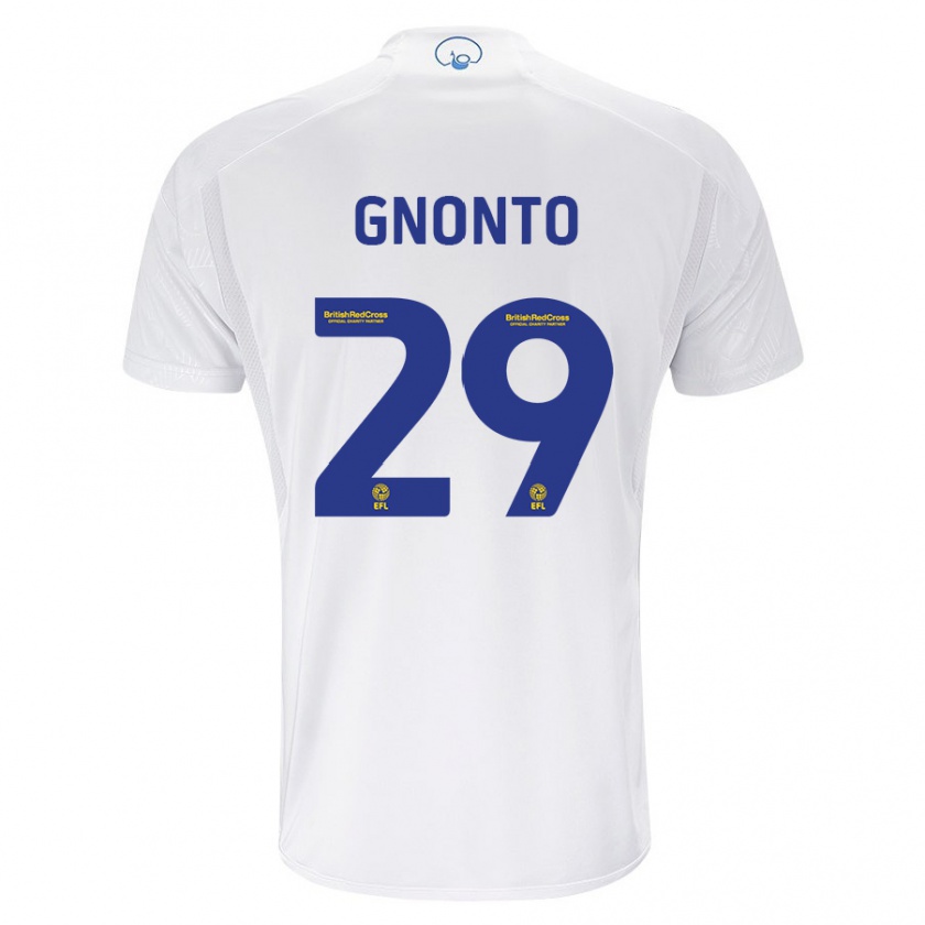 Kandiny Uomo Maglia Wilfried Gnonto #29 Bianco Kit Gara Home 2023/24 Maglietta