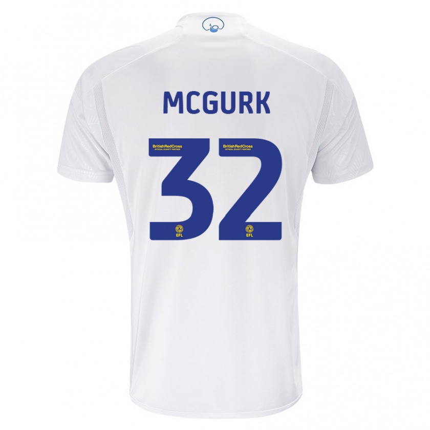 Kandiny Heren Sean Mcgurk #32 Wit Thuisshirt Thuistenue 2023/24 T-Shirt België