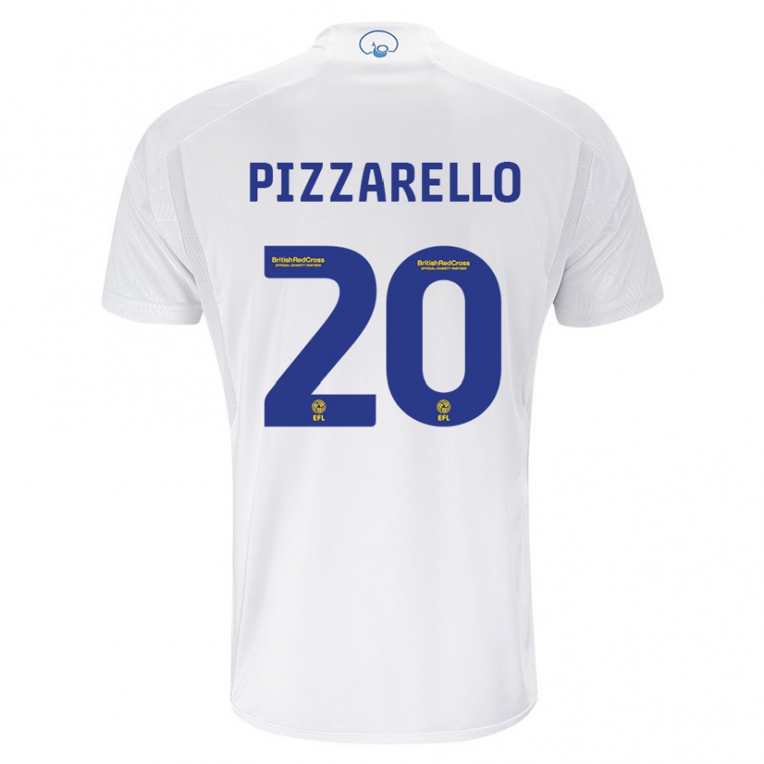 Kandiny Uomo Maglia Charlyann Pizzarello #20 Bianco Kit Gara Home 2023/24 Maglietta