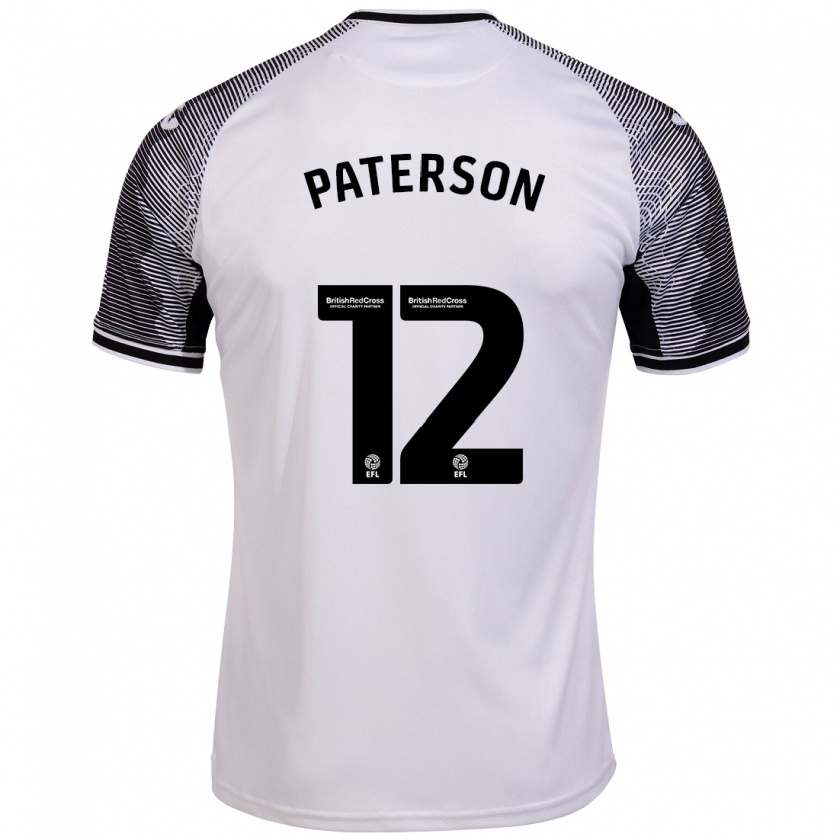 Kandiny Herren Jamie Paterson #12 Weiß Heimtrikot Trikot 2023/24 T-Shirt Österreich