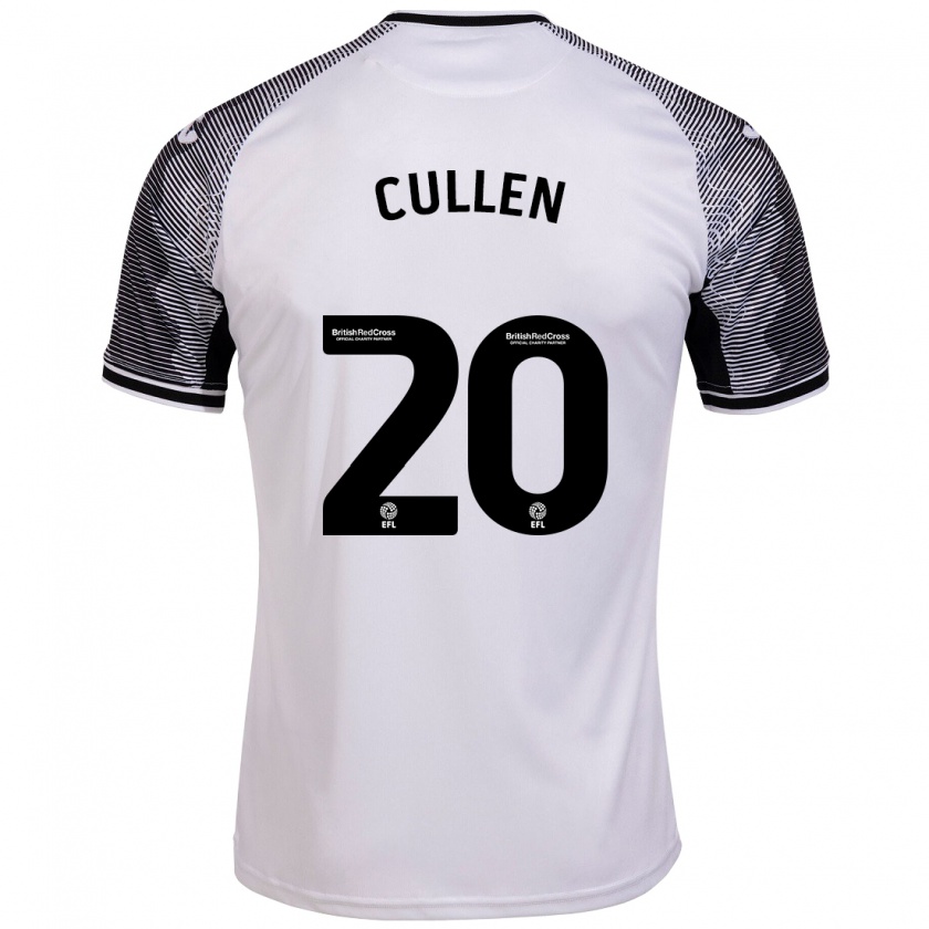 Kandiny Uomo Maglia Liam Cullen #20 Bianco Kit Gara Home 2023/24 Maglietta