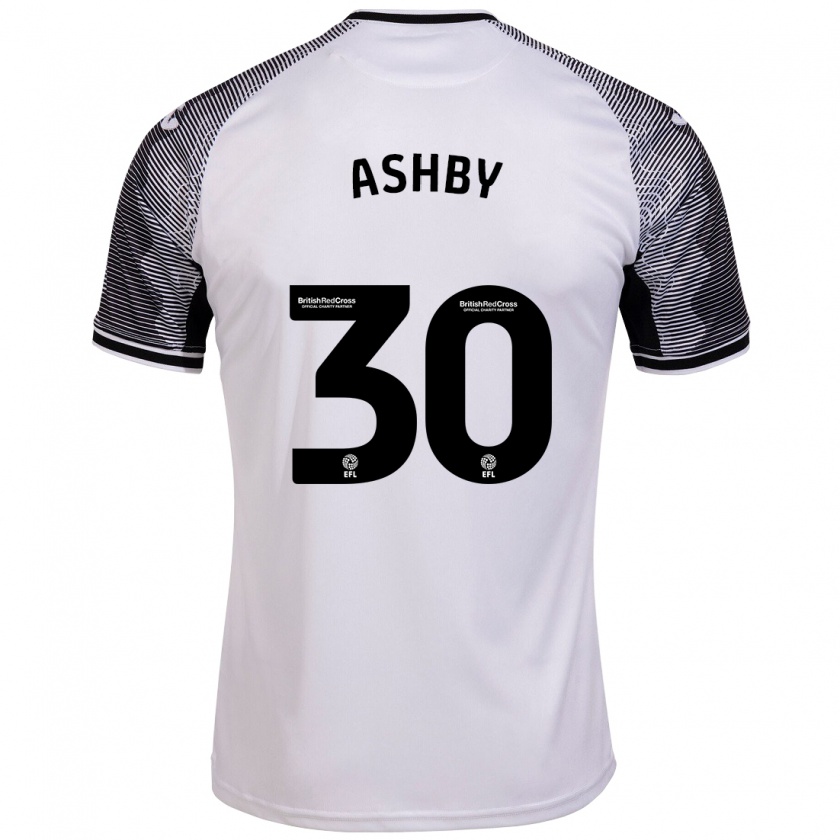 Kandiny Heren Harrison Ashby #30 Wit Thuisshirt Thuistenue 2023/24 T-Shirt België