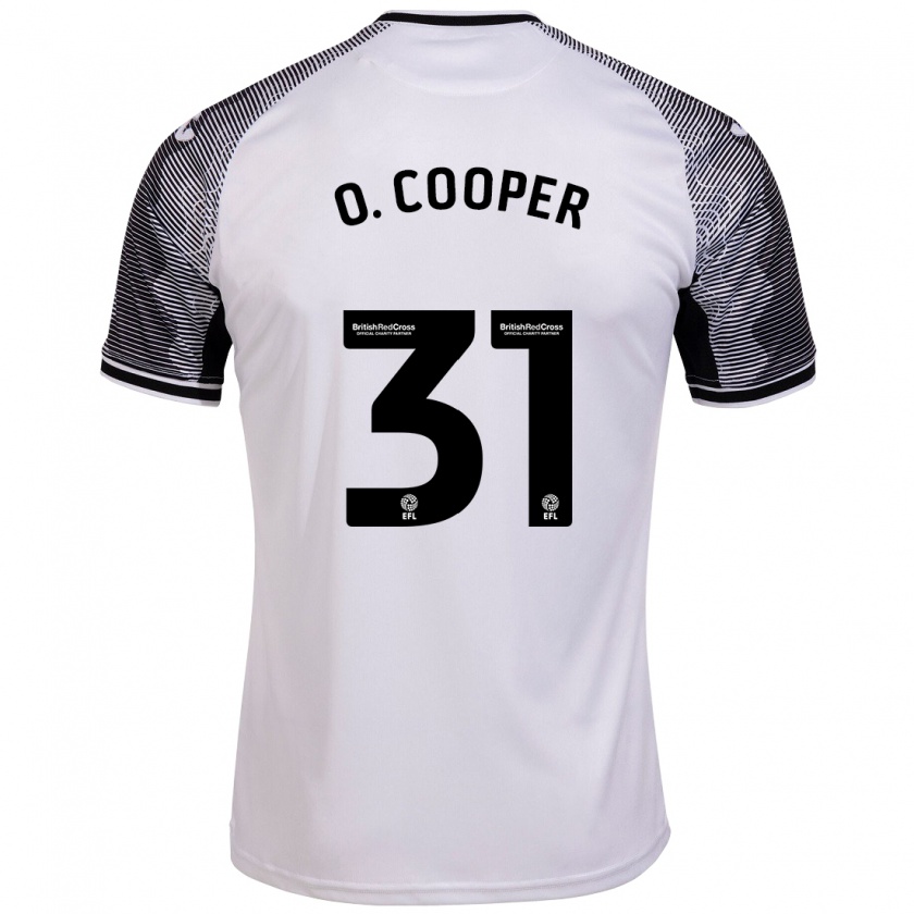 Kandiny Uomo Maglia Oliver Cooper #31 Bianco Kit Gara Home 2023/24 Maglietta