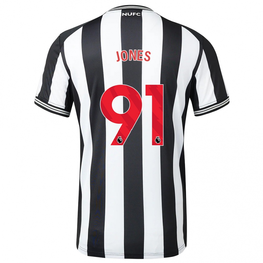 Kandiny Herren Tyler Jones #91 Schwarz-Weiss Heimtrikot Trikot 2023/24 T-Shirt Österreich