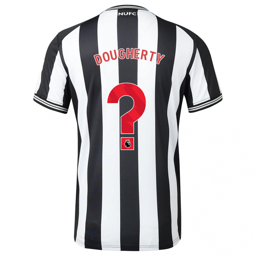 Kandiny Heren Ryan Dougherty #0 Zwart Wit Thuisshirt Thuistenue 2023/24 T-Shirt België