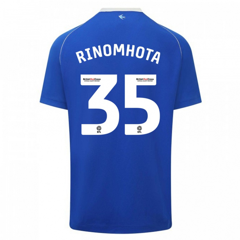 Kandiny Herren Andy Rinomhota #35 Blau Heimtrikot Trikot 2023/24 T-Shirt Österreich