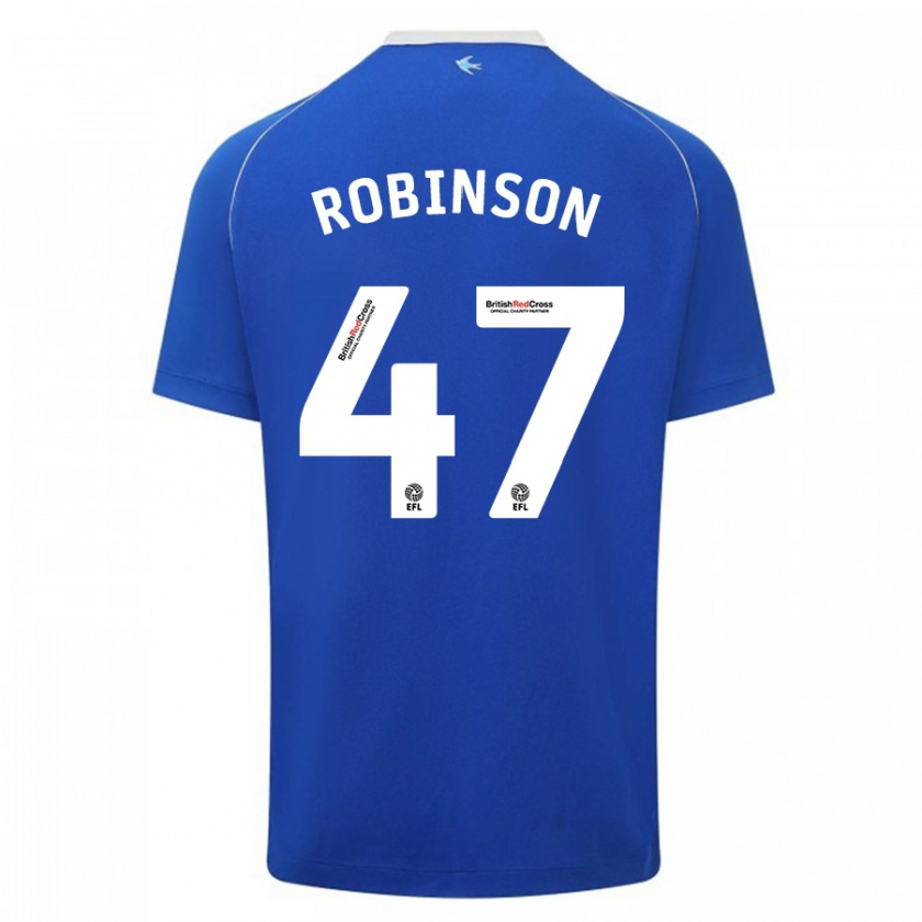 Kandiny Heren Callum Robinson #47 Blauw Thuisshirt Thuistenue 2023/24 T-Shirt België