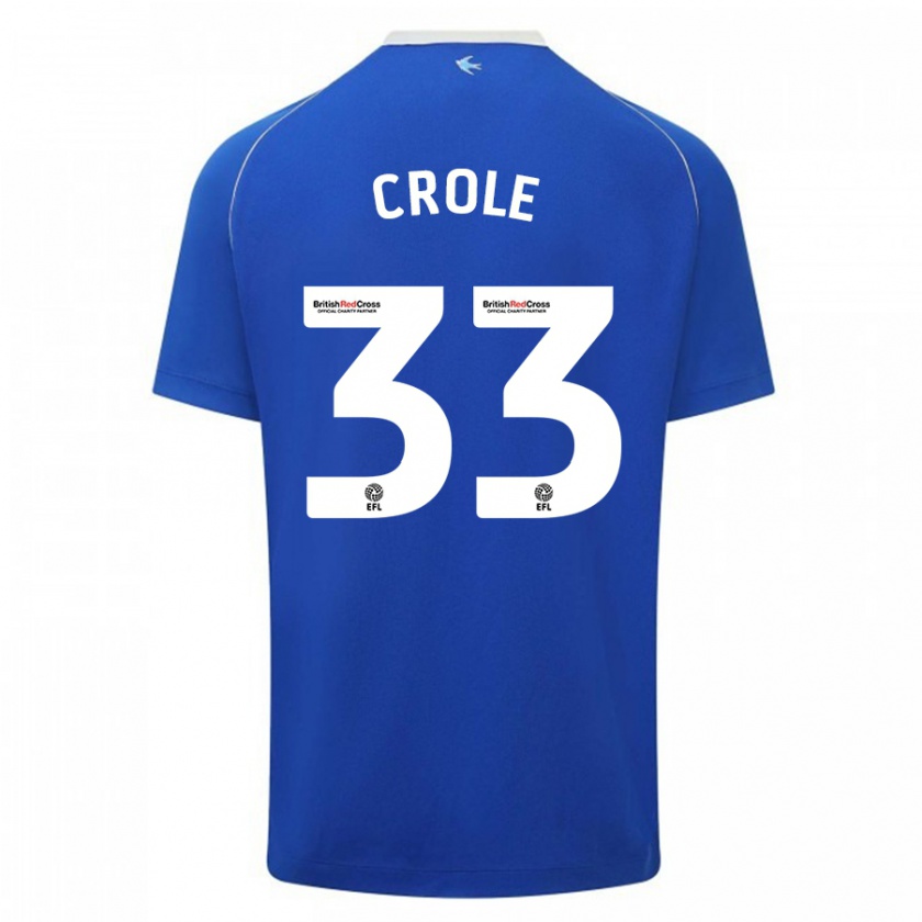 Kandiny Hombre Camiseta James Crole #33 Azul 1ª Equipación 2023/24 La Camisa