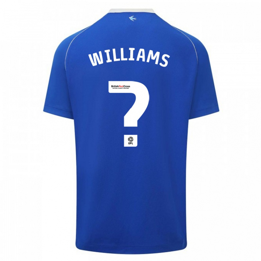 Kandiny Hombre Camiseta Noah Williams #0 Azul 1ª Equipación 2023/24 La Camisa