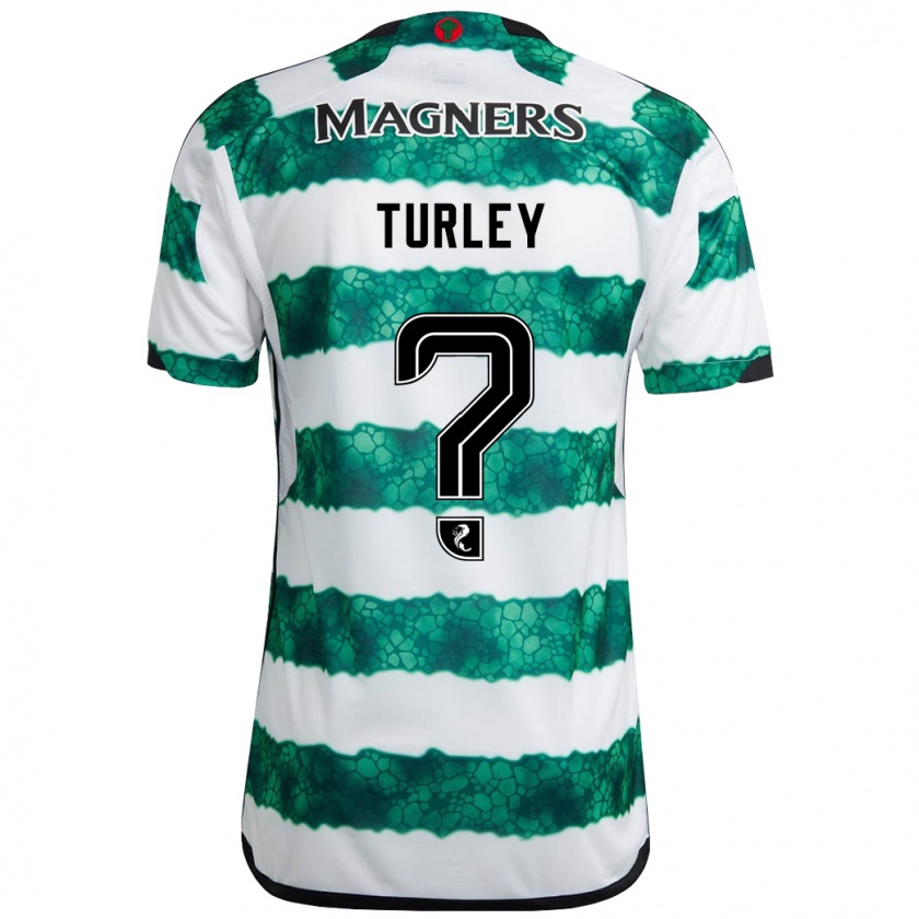 Kandiny Uomo Maglia Francis Turley #0 Verde Kit Gara Home 2023/24 Maglietta