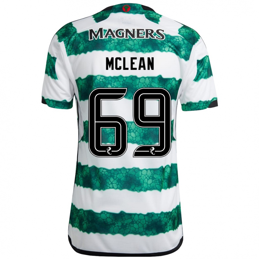 Kandiny Herren Kai Mclean #69 Grün Heimtrikot Trikot 2023/24 T-Shirt Österreich