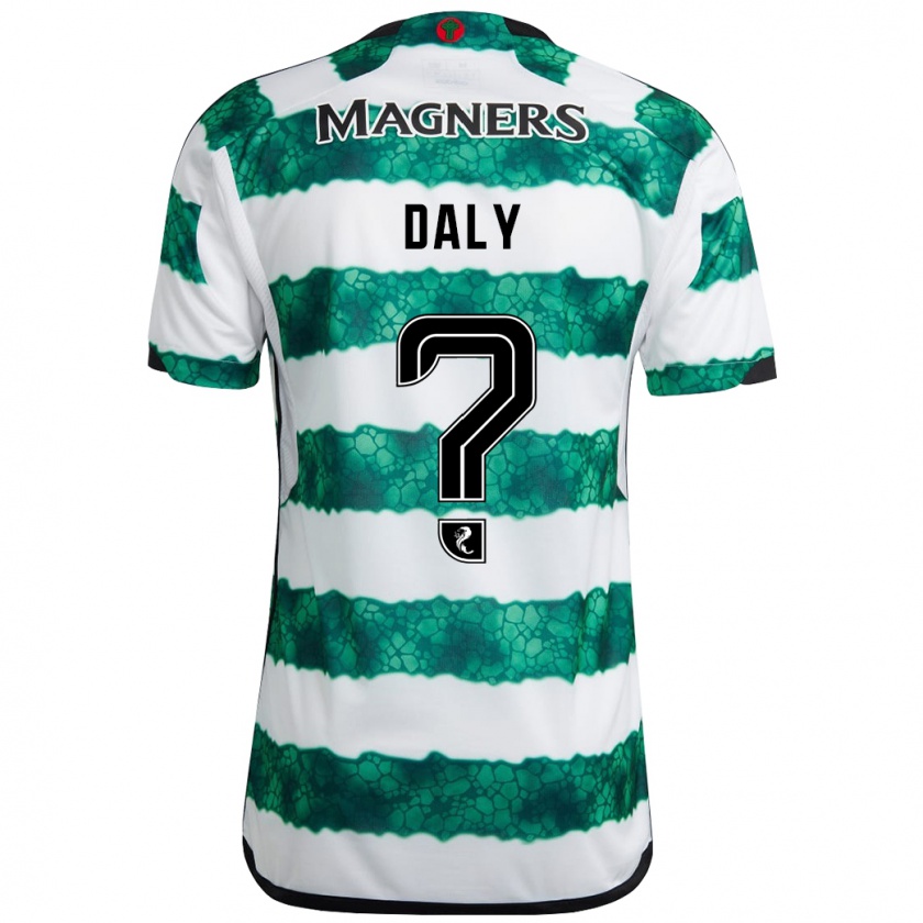 Kandiny Uomo Maglia Kayden Daly #0 Verde Kit Gara Home 2023/24 Maglietta