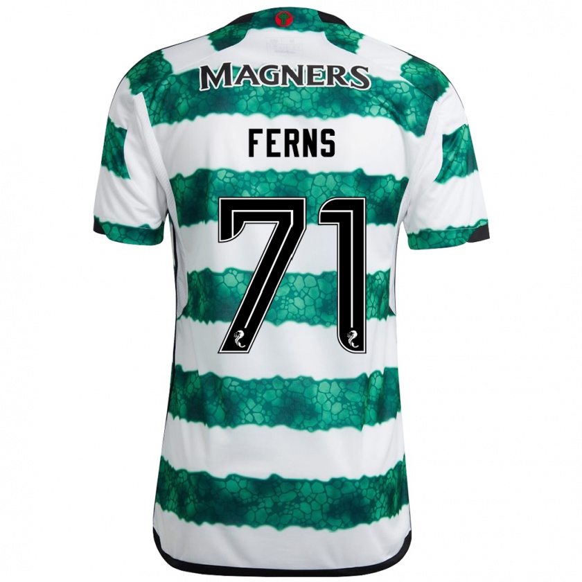 Kandiny Uomo Maglia Abbie Ferns #71 Verde Kit Gara Home 2023/24 Maglietta