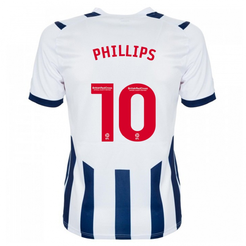 Kandiny Heren Matt Phillips #10 Wit Thuisshirt Thuistenue 2023/24 T-Shirt België