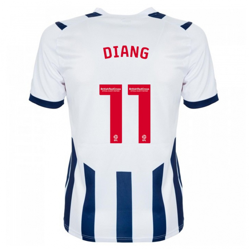 Kandiny Heren Grady Diangana #11 Wit Thuisshirt Thuistenue 2023/24 T-Shirt België